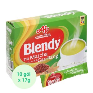 Trà matcha gạo rang Blendy hộp 170g (10 gói x 17g)