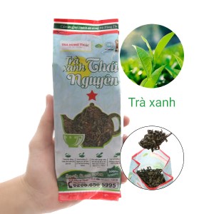 Trà xanh Thái Nguyên Hùng Thái sao đỏ 100g
