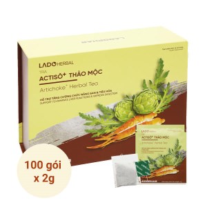 Trà atiso thảo dược LadoHerbal lon 200g (100 gói x 2g)