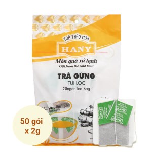 Trà gừng Hany gói 100g (50 túi x 2g)
