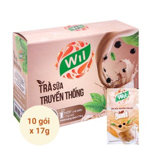 Trà sữa Wil vị truyền thống hộp 170g (10 gói x 17g)