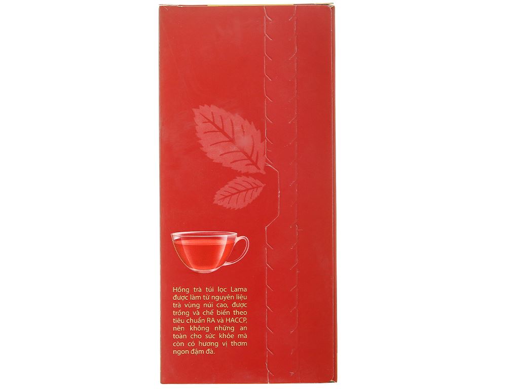 Hồng trà túi lọc Lama hộp 50g ( 25 gói x 2g ) 4