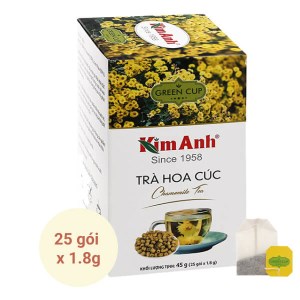 Trà túi lọc Kim Anh hoa cúc hộp 45g (25 túi x 1.8g)