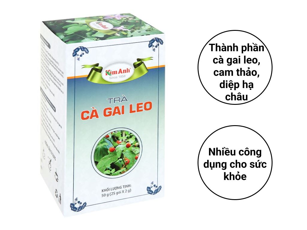 Trà cà gai leo túi lọc có tác dụng thanh nhiệt hay giải độc không?
