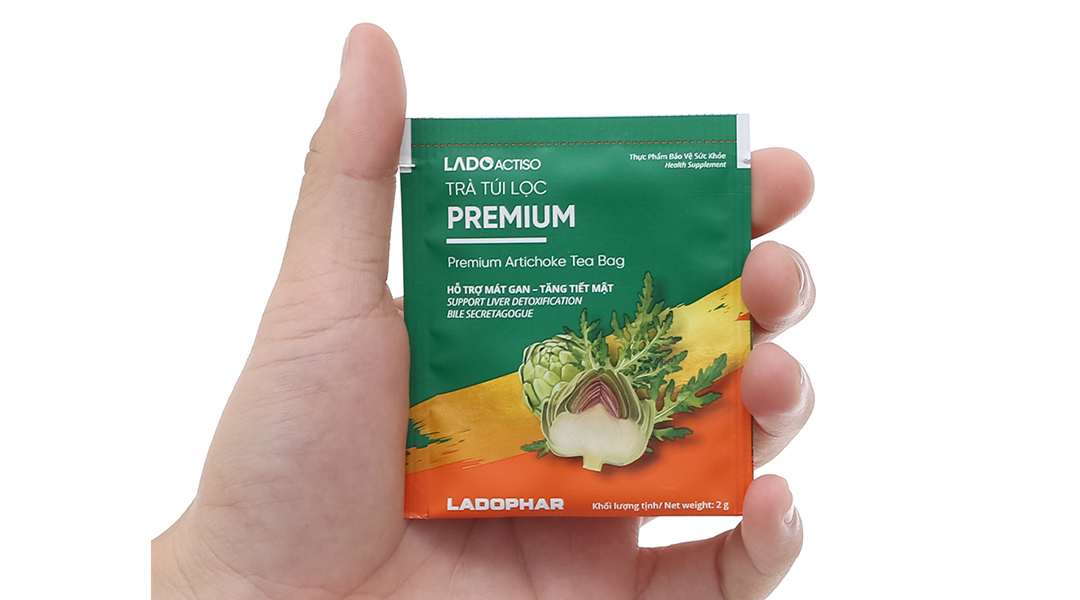 Trà LadoActiso Premium hỗ trợ mát gan, tăng tiết mật