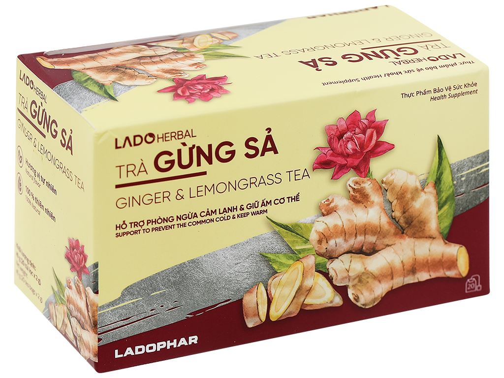 Trà Gừng Sả Ladoactiso 20 Gói X 2G Giá Tốt Tại Bách Hoá Xanh