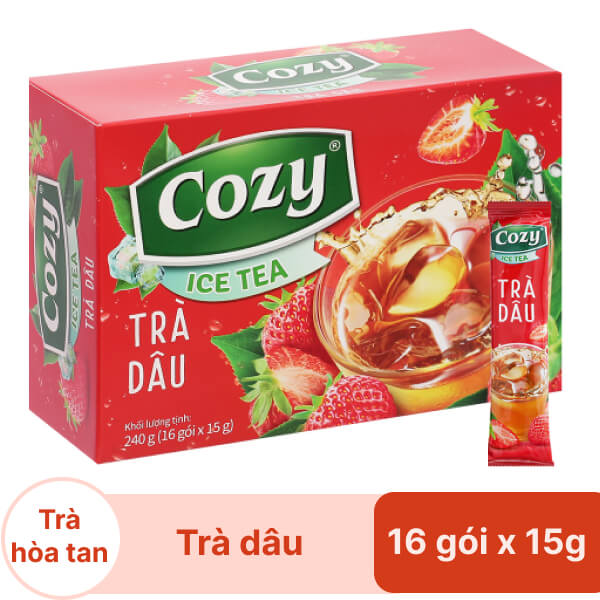 Trà dâu Cozy Ice Tea 240g