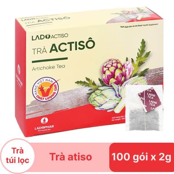 Trà Atisô túi lọc LadoActiso hộp 200g