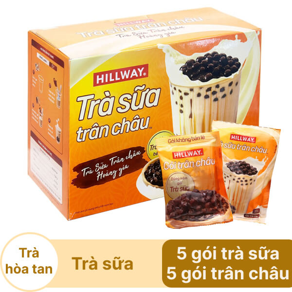 Trà sữa trân châu Hillway hộp 260g