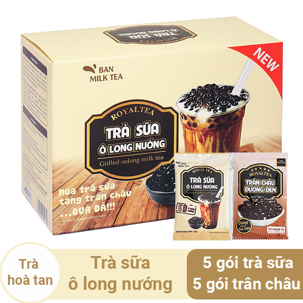 Trà sữa ô long nướng Ban Milk Tea 260g