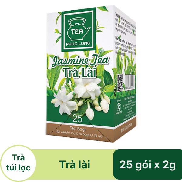 Trà lài túi lọc Phúc Long hộp 50g