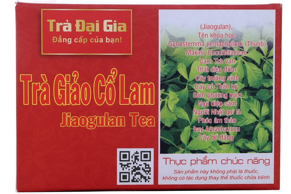 Trà giảo cổ lam Đại Gia túi lọc 1.5g (hộp 20 gói) Trà giảo cổ lam Đại Gia túi lọc 1.5g (hộp 20 gói)