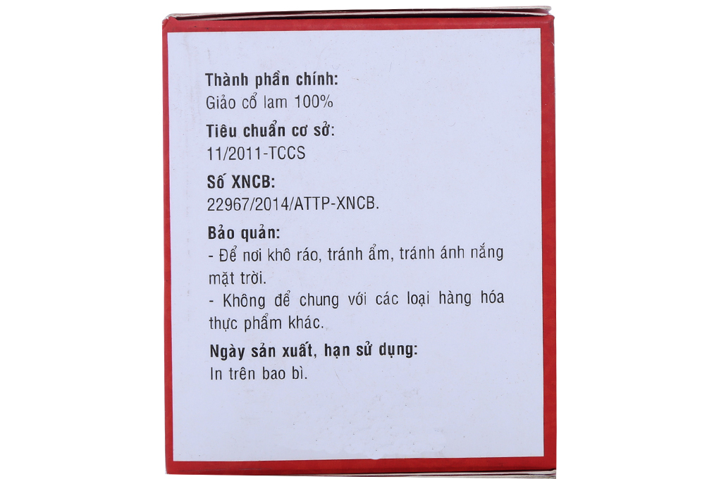 Trà giảo cổ lam Đại Gia túi lọc 1.5g (hộp 20 gói) Trà giảo cổ lam Đại Gia túi lọc 1.5g (hộp 20 gói)