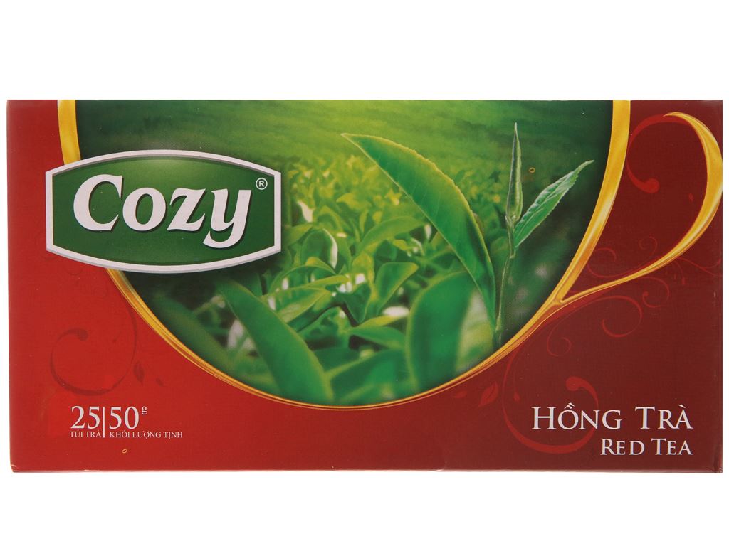 Hồng trà Cozy hộp 50g ( 25 gói x 2g ) 1