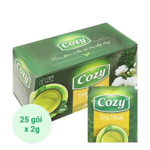 Trà Cozy hương nhài hộp 50g (25 gói x 2g)