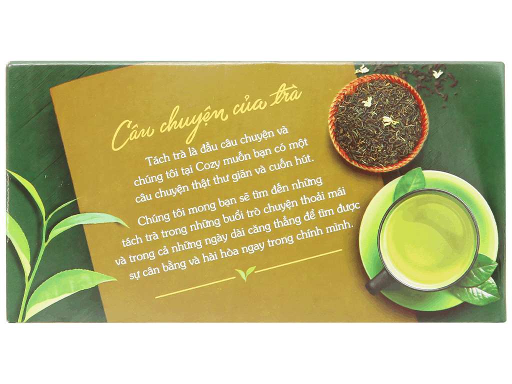 Trà Cozy hương nhài hộp 50g (25 gói x 2g) 6