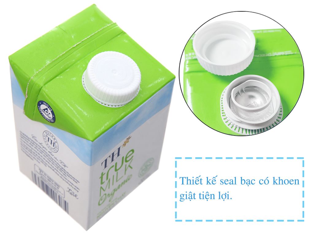 Sữa tươi tiệt trùng nguyên chất TH true MILK Organic hộp 500ml 3