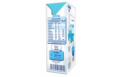Lốc sữa tiệt trùng Vinamilk Có đường hộp 180ml (4 hộp)