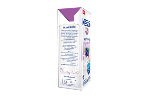 Sữa tiệt trùng Nestle hương Việt quất hộp 180ml (4 hộp)