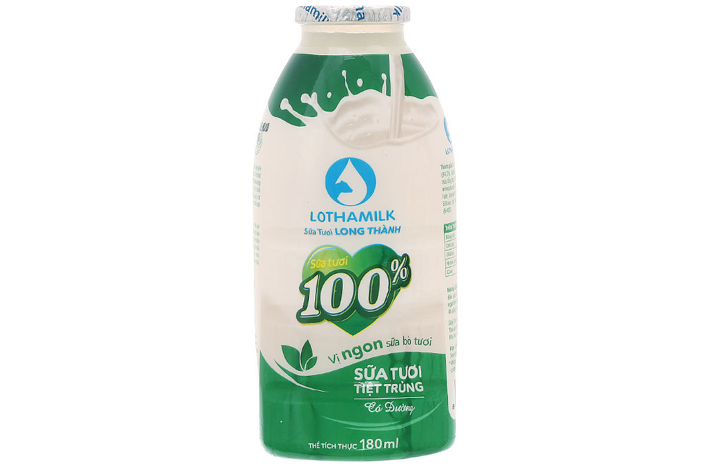 Sữa tươi có đường Lothamilk 180ml giá tốt tại Bách hoá XANH