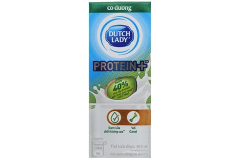 Thùng Sữa tiệt trùng Cô Gái Hà Lan Protein có Đường hộp 180ml (48 hộp)-4