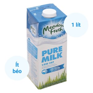 Sữa tươi tiệt trùng ít béo Meadow Fresh hộp 1