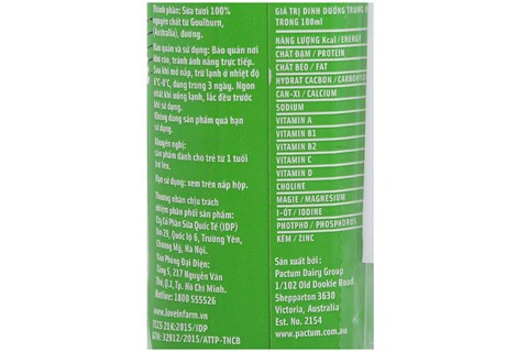 Thùng Sữa tươi Lif Ít Đường hộp 250ml (24 hộp)