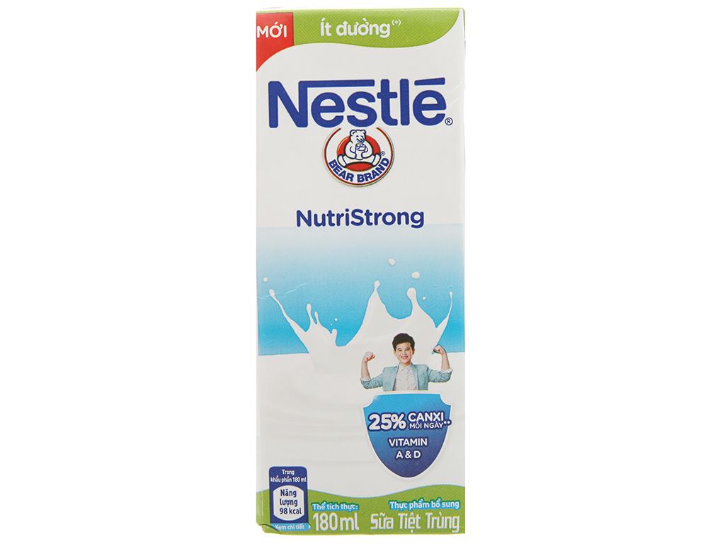 Sữa Tươi ít đường Nestlé Hộp 180ml Giá Tốt Tại Bách Hoá XANH