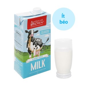 Sữa tươi ít béo Australia's Own hộp 1 lít