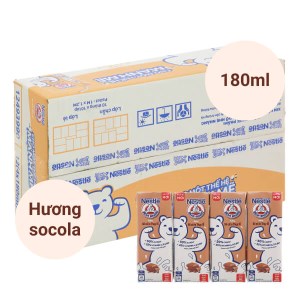 Thùng 48 hộp sữa diệt trùng socola Nestlé 180ml
