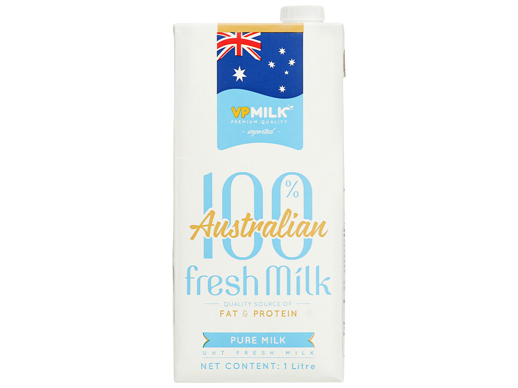 Sữa tươi tiệt trùng không đường VPMilk Australian Fresh Milk hộp 1 lít 2