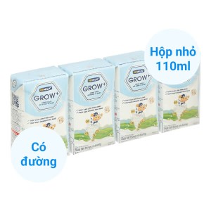 Lốc 4 hộp sữa tươi tiệt trùng có đường VPMilk Grow+ 110ml