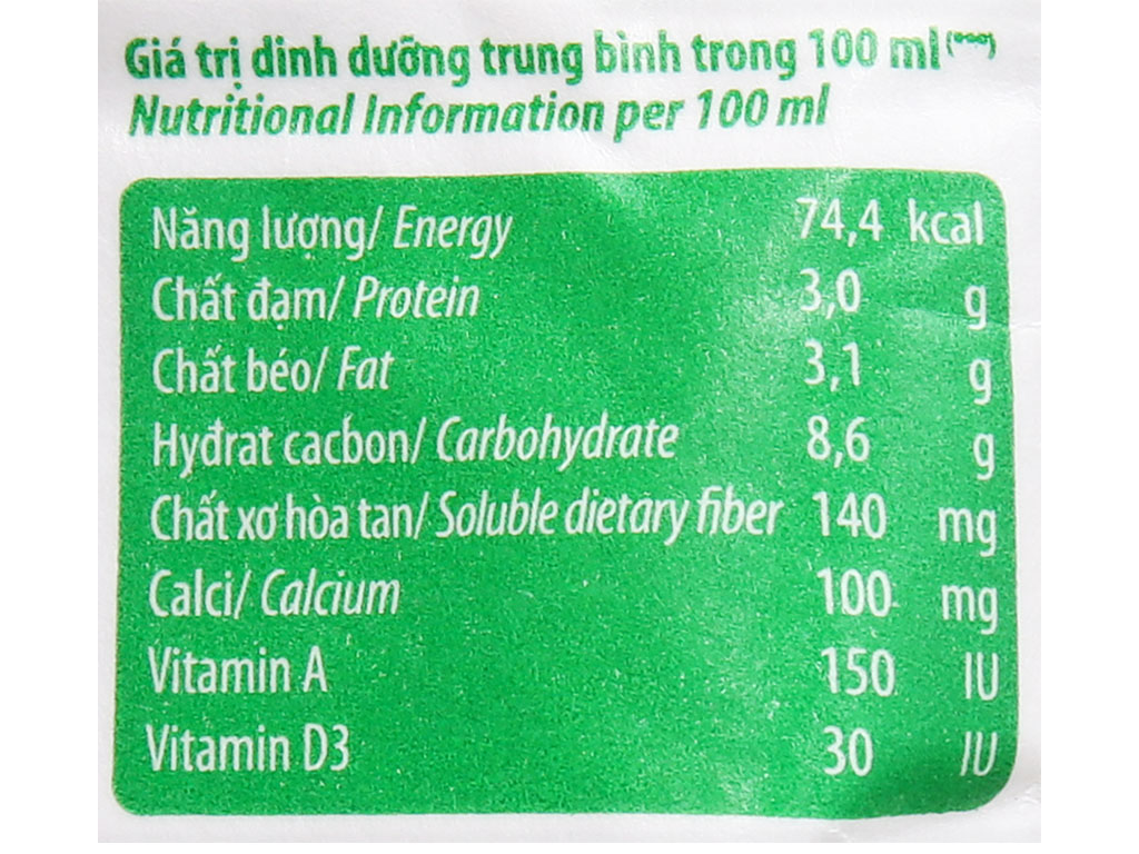 Sữa dinh dưỡng có đường Vinamilk A&D3 bịch 220ml 10