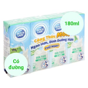 Thùng 12 hộp sữa tươi nguyên kem không đường Harvey Fresh 1 lít