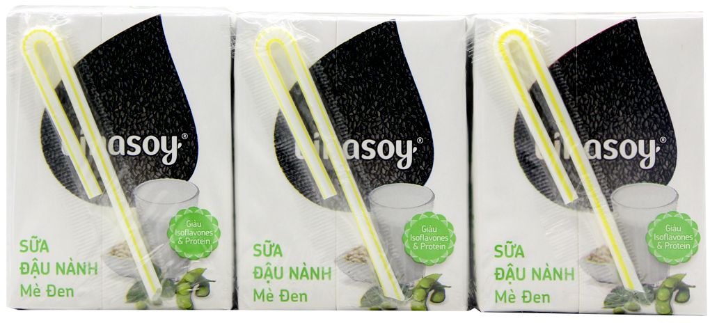 Sữa đậu nành mè đen 200ml (lốc 4 hộp)