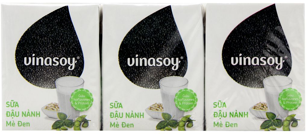 Sữa đậu nành mè đen 200ml (lốc 4 hộp)