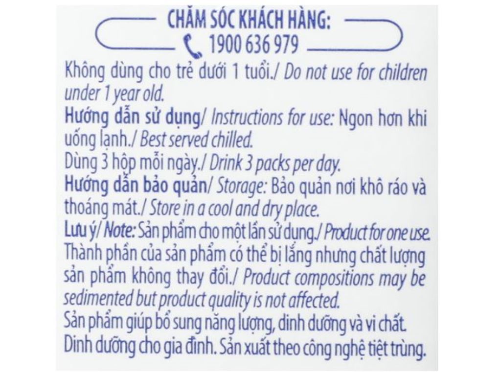 Lốc 4 hộp sữa dinh dưỡng socola Vinamilk ADM 110ml 9