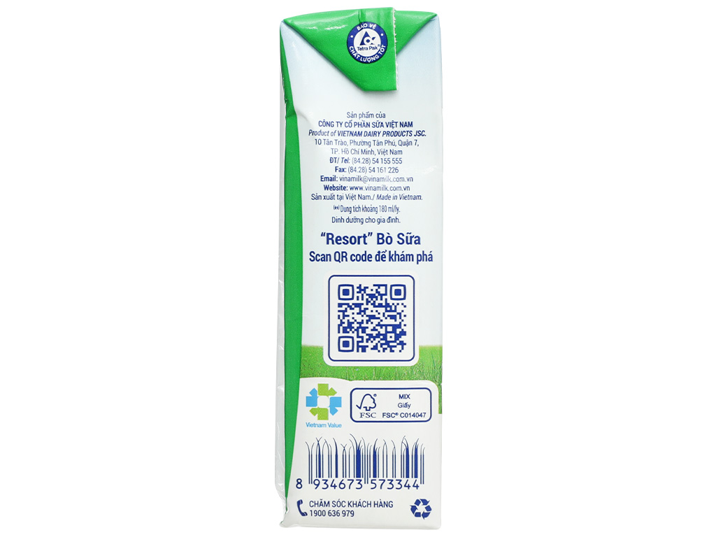 Thùng 48 hộp sữa tươi có đường Vinamilk 180ml 7