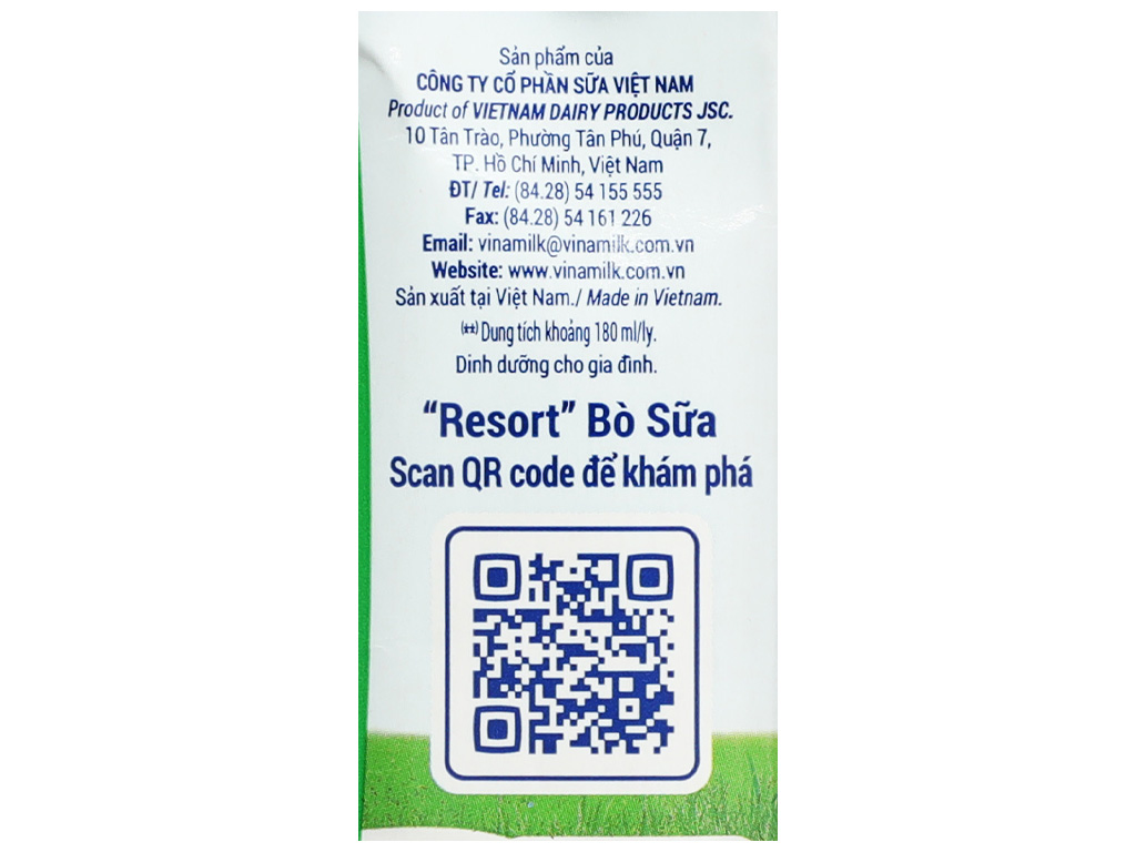 Thùng 48 hộp sữa tươi có đường Vinamilk 180ml 9