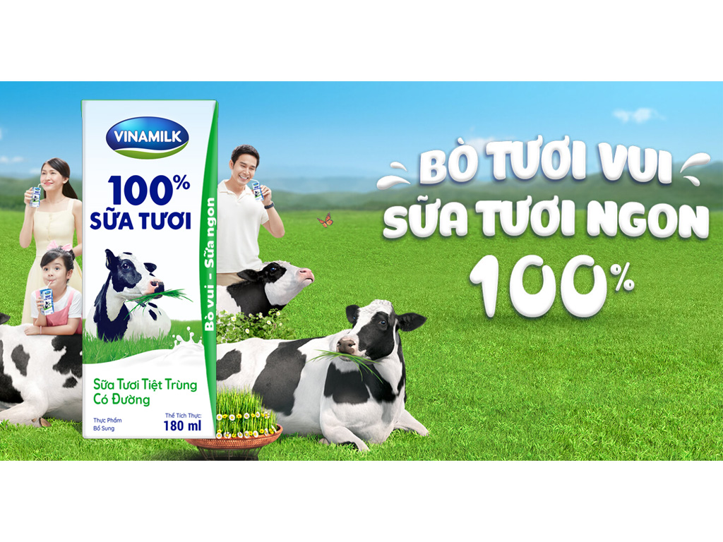 Thùng 48 hộp sữa tươi có đường Vinamilk 180ml 2