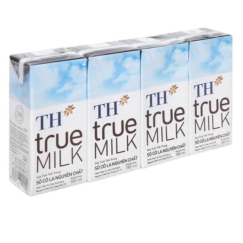 Thùng 48 hộp sữa tươi tiệt trùng TH true MILK hương socola