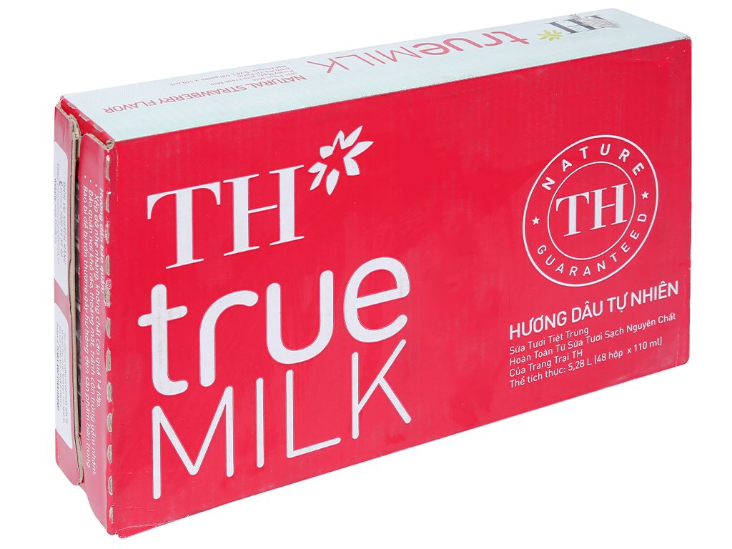 Với vị dâu thơm ngon của sữa TH, bạn sẽ có trải nghiệm thưởng thức sữa tuyệt vời. Hình ảnh chai sữa vị dâu TH 110ml sẽ khiến bạn muốn thử ngay lập tức.