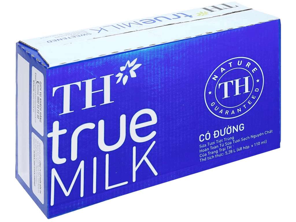 Thùng 48 Hộp Sữa Th Truemilk 110ml Giá Tốt Tại Bách Hoá Xanh 9855