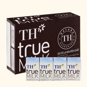 Thùng 48 hộp sữa tươi tiệt trùng socola TH true MILK 110ml