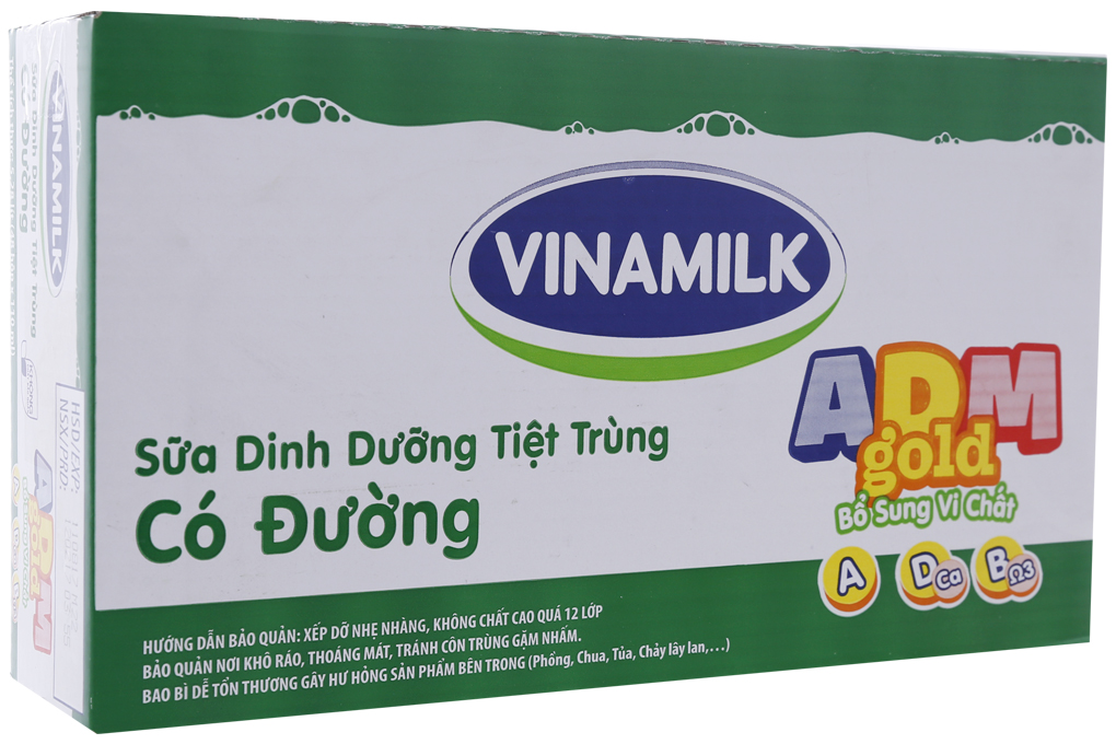 Sữa tiệt trùng ADM Gold có đường hộp 110ml ( thùng 48 hộp)