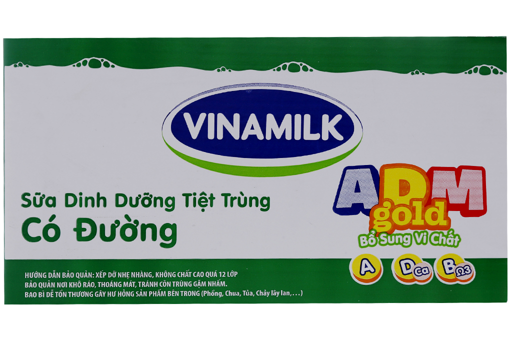 Sữa tiệt trùng ADM Gold có đường hộp 110ml ( thùng 48 hộp)
