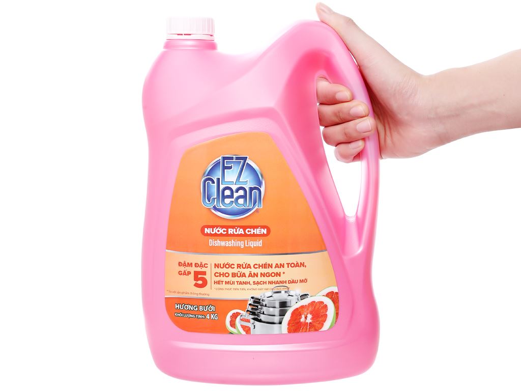 Nước rửa chén Ez Clean chiết xuất bưởi can 4kg 4