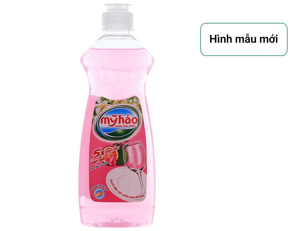 Nước rửa chén Mỹ Hảo 5X đậm đặc tinh dầu vỏ bưởi chai 400g 1