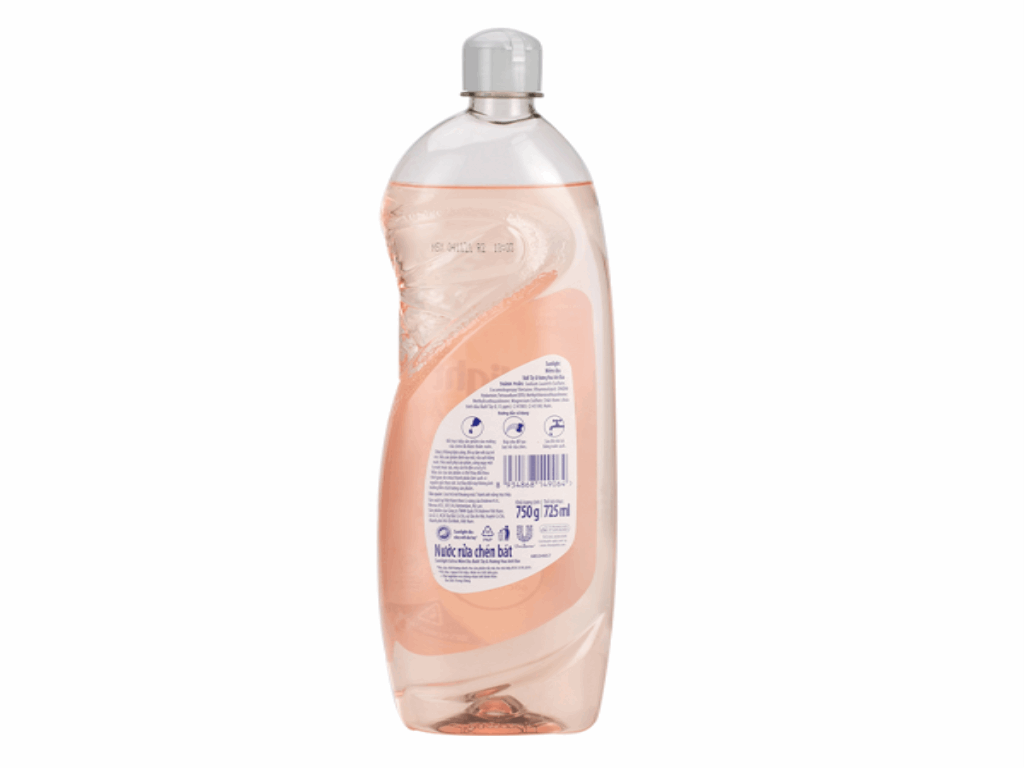 Nước rửa chén Sunlight hương bưởi tây và hoa anh đào mềm dịu da tay chai 725ml 7