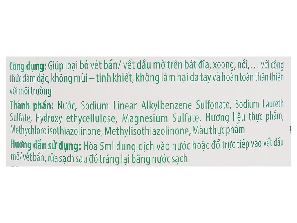 Nước rửa chén KitKit Plus hương trà xanh & chanh can 3.5 lít 4